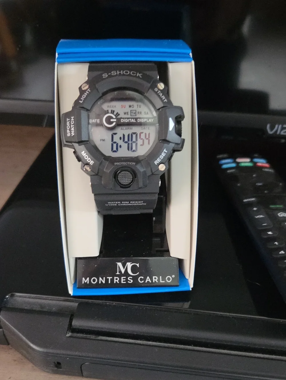 Black Digital Sports Watch - Water Resistant